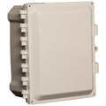 AccelTex ATS-00048 10x8x4 Polycarbonate Enclosure with Solid Door, Key Lock and No Holes