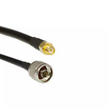 AccelTex ATS-00379 195 Series N-Style Plug to RPSMA Jack 5ft Cable Assembly
