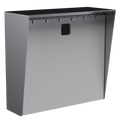 Pedestal Pro XBUT-HD002S 13.5x13 Stainless Hood (Shielded) - ButterflyMX 12" Surface Intercom