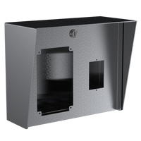 Pedestal Pro XZENI-HG001S 12x10 Stainless Housing - Zenitel TCI Series Intercom & Single Gang