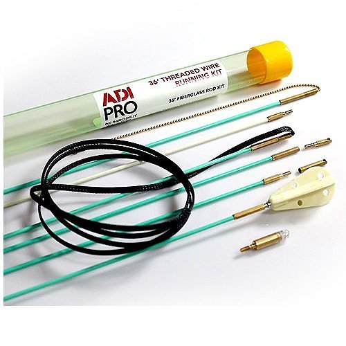 ADI PRO 0E-36RODKIT Fiberglass 36" Rod Kit with (6) Rods and Connectors, Green