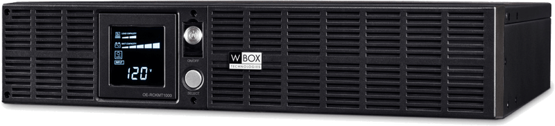 W Box Technologies 0E-RCKMT1000 BATTERY BACK UP 1000VA/700W, LINE INTERACTIVE UPS