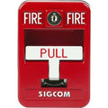 SigCom SG-42SK1-SC SG-42 Series Pull Station, Dual Action, for Fire Alarm, SPST, NO, Red (Replaces SG-32SK)