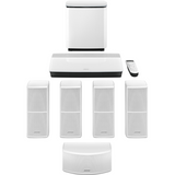 Bose 761682-1210 Lifestyle 600 Home Theater System with Jewel Cube Speakers (White)