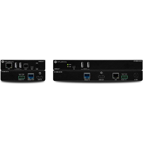 Atlona® AT-OME-EX-KIT Omega 4K/UHD HDMI Over HDBaseT TX/RX with USB, Control, and PoE