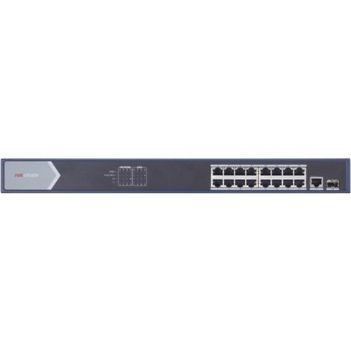 Hikvision DS-3E0518P-E 16-Port Gigabit PoE-Compliant Unmanaged Network Switch
