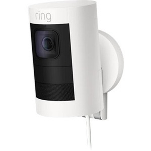 Ring B082QK48NL Stick Up Cam Elite X with PoE Adaptor, Indoor/Outdoor HD Network Security Camera, White