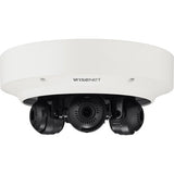 Hanwha PNM-8082VT Wisenet P-Series 2MP 3-Channel Multi-Directional Camera, 3-6mm Varifocal Lenses, White
