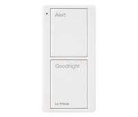 Lutron PJ2-2B-TBI-L01 Pico 2-Button Bedside Keypad