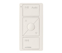 Lutron PJ2-3BRL-TBI-A02 Pico Audio Remote - (Biscuit | Satin)