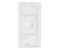 Lutron PJ2-3BRL-TSW-A02 Pico Audio Remote - (Snow | Satin)