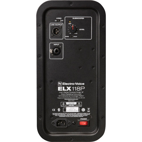 Electro-Voice F.01U.170.822 ELX Powered 18in Subwoofer Loudspeaker System