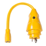 MARINCO 12998357  EEL Pigtail Adapter, 30A 125V Male to 15A 125V Female