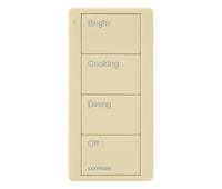 Lutron PJ2-4B-GIV-P02 Pico 4-Button Kitchen Keypad - (Ivory | Gloss)