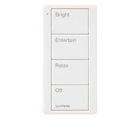 Lutron PJ2-4B-GWH-P03 Pico 4-Button Light Remote - (White | Gloss)
