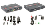 HALL TECHNOLOGIES UH18 4K USB 2.0 EXTENDER SENDER + RECEIVER