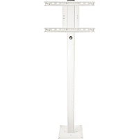 SunBrite SB-DP46XA-WH Outdoor Deck Planter Pole White