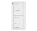 Lutron PJ2-4B-TSW-P02 Pico 4-Button Kitchen Keypad - (Snow | Satin)