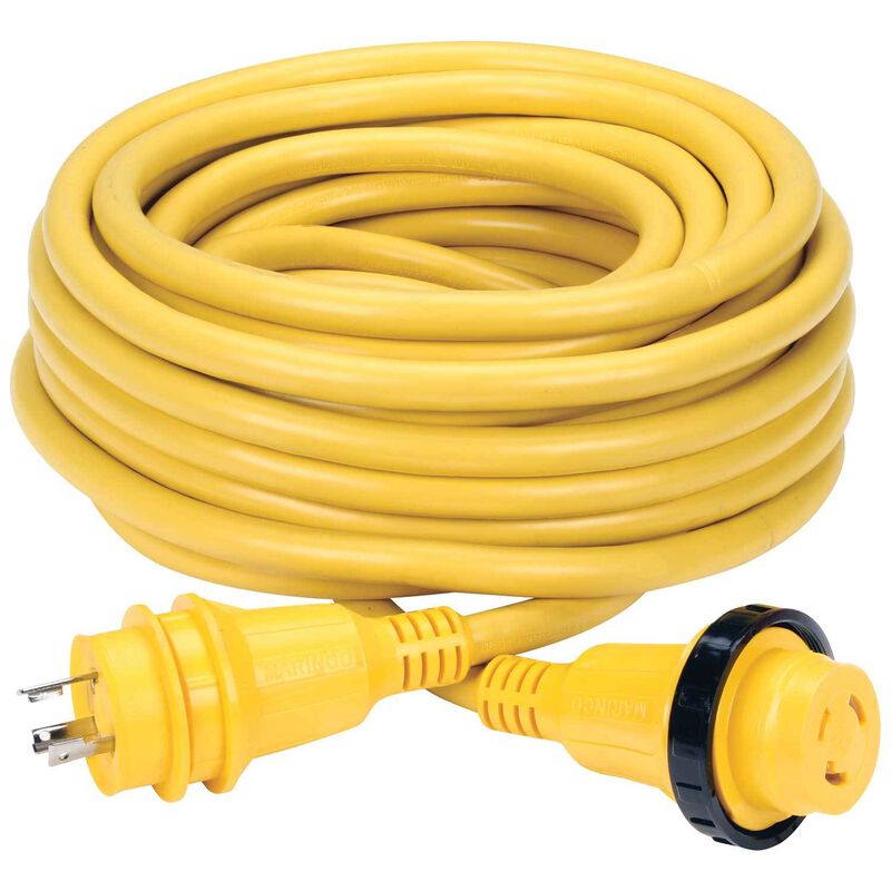 MARINCO 14272439  50' Economy ShorePower Cordset, 30A 125V, Yellow