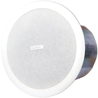 QSC AC-C6T AcousticCoverage Series 6" 2-Way 30W Ceiling Loudspeaker (Pair, White) ACC6T