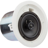 QSC AC-C8T AcousticCoverage Series 8" 2-Way 80W Ceiling Loudspeaker (Pair, White) ACC8T