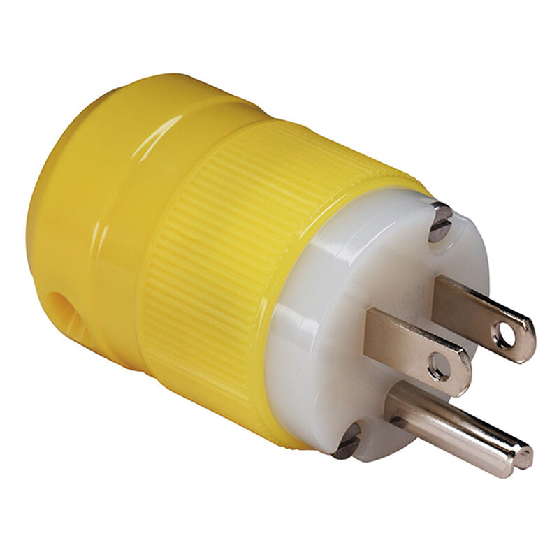 MARINCO 2041671  Male Plug, 20A 125V, Yellow