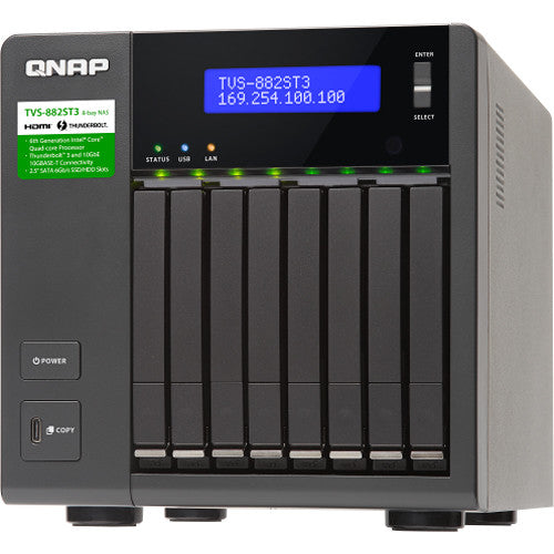 QNAP TVS-882ST3-I7-16G-US TVS-882ST3 8-Bay NAS Enclosure