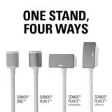 Sanus WSS21-W1 Sonos Play 1 & Play 3 Wireless Speaker Stands White- Single