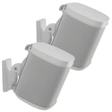Sanus WSWM22-W1 Sonos Play 1 & Play 3 Wireless Speaker Wall Mounts White- Pair