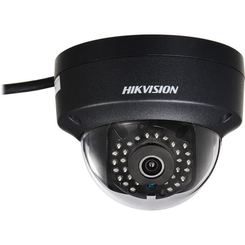 Hikvision DS-2CD2122FWD-ISB-6MM 2MP Outdoor Network Dome Camera with 6mm Fixed Lens (Black)