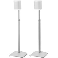 Sanus WSSA2-W1 Sonos Play 1 & Play 3 Adjustable Wireless Speaker Stands White- Pair