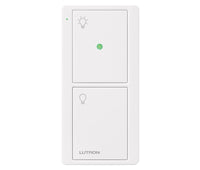 Lutron PJN-2B-GWH-L01 Pico 2-Button Nightlight Icon Remote – (White)