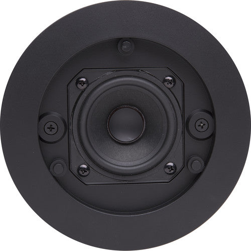 QSC AD-C.SAT 2.75" Small-Format Passive Ceiling Satellite Loudspeakers (Black, Pair) ADCSATBK