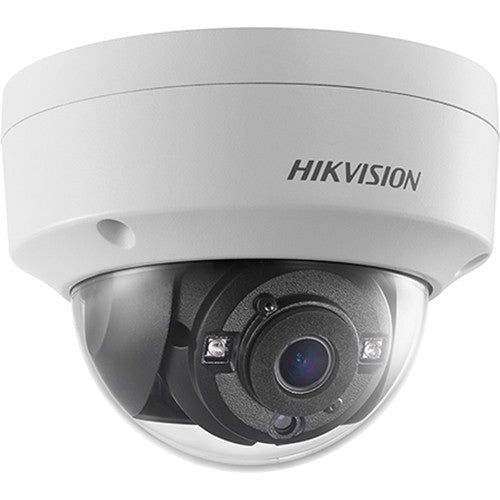 Hikvision DS-2CE57D3T-VPITF 2MP Outdoor Analog HD Dome Camera with Night Vision & 6mm Lens (White)