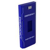 PEDESTAL PRO PRO Emergency Wall Station with Blue Powdercoat Finish 156STA-EMER-01-ALU