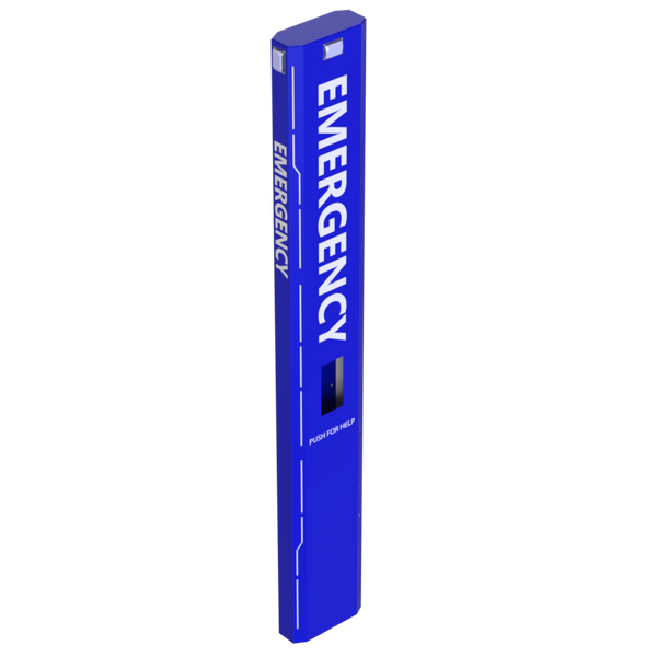 PEDESTAL PRO PRO Emergency Tower with Blue Powdercoat Finish 156TOW-EMER-01-ALU