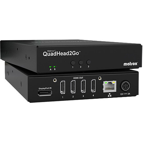 Matrox Q2G-DP4K QuadHead2Go Multi-Monitor Controller Appliance