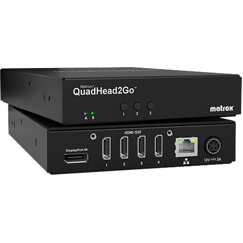 IN STOCK! Matrox Q2G-DP4K QuadHead2Go Multi-Monitor Controller Appliance