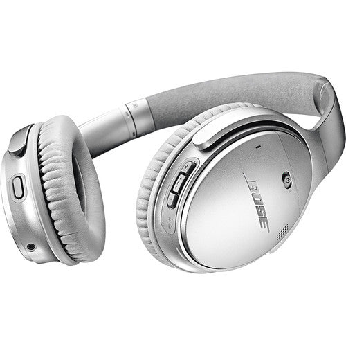 Bose 789564-0020 QuietComfort 35 Series II Wireless Noise-Canceling Headphones (Silver) + Bose Gift Box