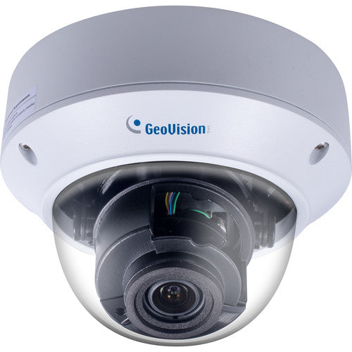 GEOVISION 125-TVD4710-000 GV-TVD4710 4MP H.265 4.3x Zoom Low Lux WDR Pro IR Vandal Proof IP Dome Camera with 2.8-12mm