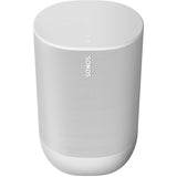 Sonos MOVE1US1 Smart Portable Wi-Fi and Bluetooth Speaker with Alexa built-in - White