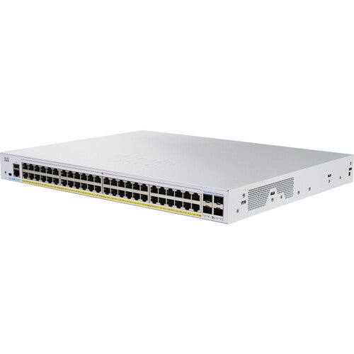 Cisco Business CBS350-48FP-4X 48-Port Gigabit PoE+ Compliant Managed Network Switch with SFP+ (740W)