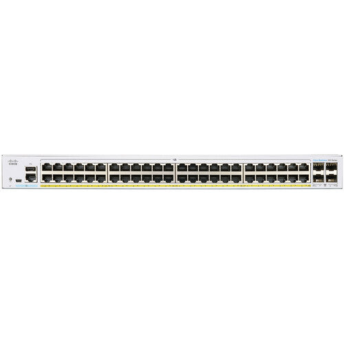 Cisco Business CBS350-48P-4G 48-Port Gigabit PoE+ Compliant Managed Network Switch with SFP (370W)