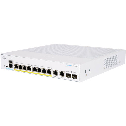 Cisco CBS350-8FP-2G 8-Port Gigabit PoE+ Compliant Managed Switch with SFP+ (120W)