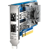 QNAP QXG-25G2SF-CX6 Dual-Port 25GbE PCIe 4.0 x8 Network Expansion Card