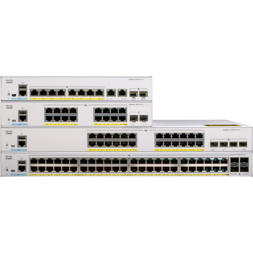 Cisco Catalyst C1000-24FP-4G-L 24-Port Gigabit PoE+ Compliant Managed Switch with SFP
