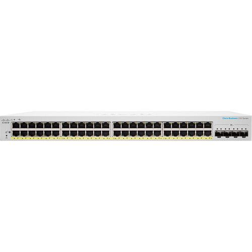 Cisco CBS220-48P-4X 48-Port Gigabit PoE+ Compliant Managed Network Switch with SFP+