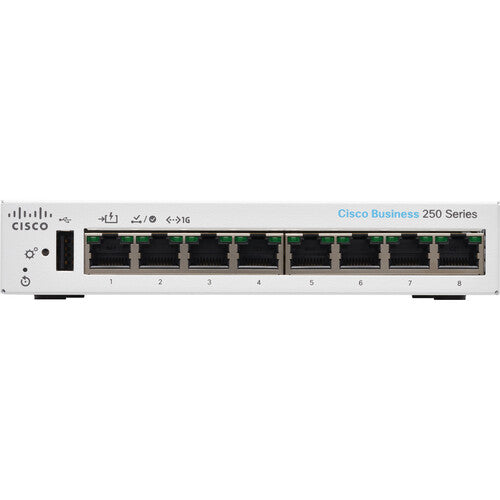 Cisco CBS250-8T-D-NA 8-Port Gigabit Managed Switch