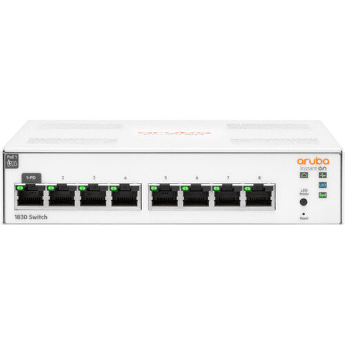 Aruba Instant On JL810A#ABA 1830 JL810A 8-Port Gigabit Managed Network Switch
