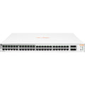 Aruba Instant On 1830 JL815A#ABA 48-Port Gigabit (24 ports PoE+) Compliant Managed Network Switch with 4 SFP ports